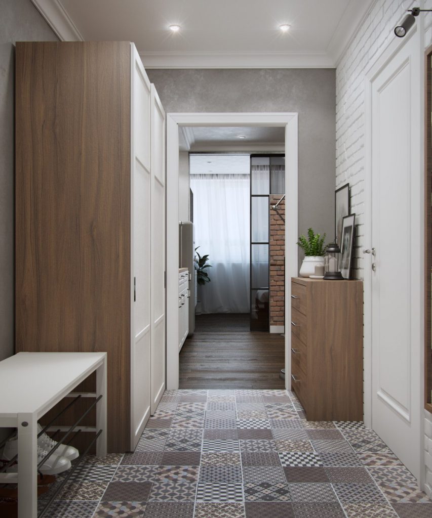 интерьер прихожей 3 на 3 метра