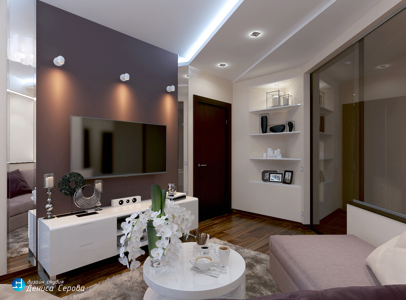 Дизайн - проект четырехкомнатной квартиры 120 кв.м. для семьи из Санкт - Петербурга
